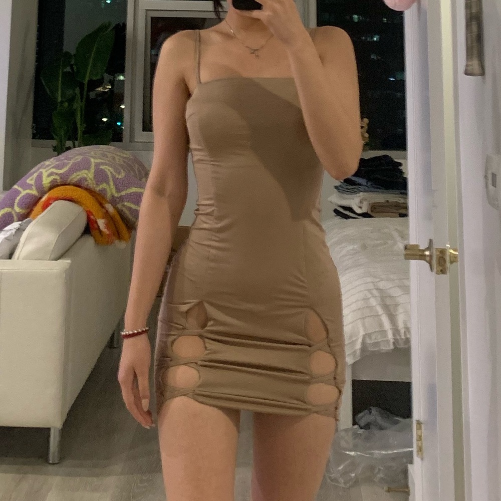 Seek the label nude dress